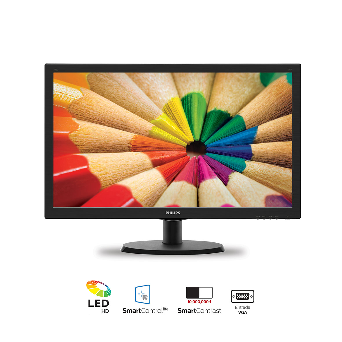 Monitor PC de 21,5 Full HD PHILIPS 